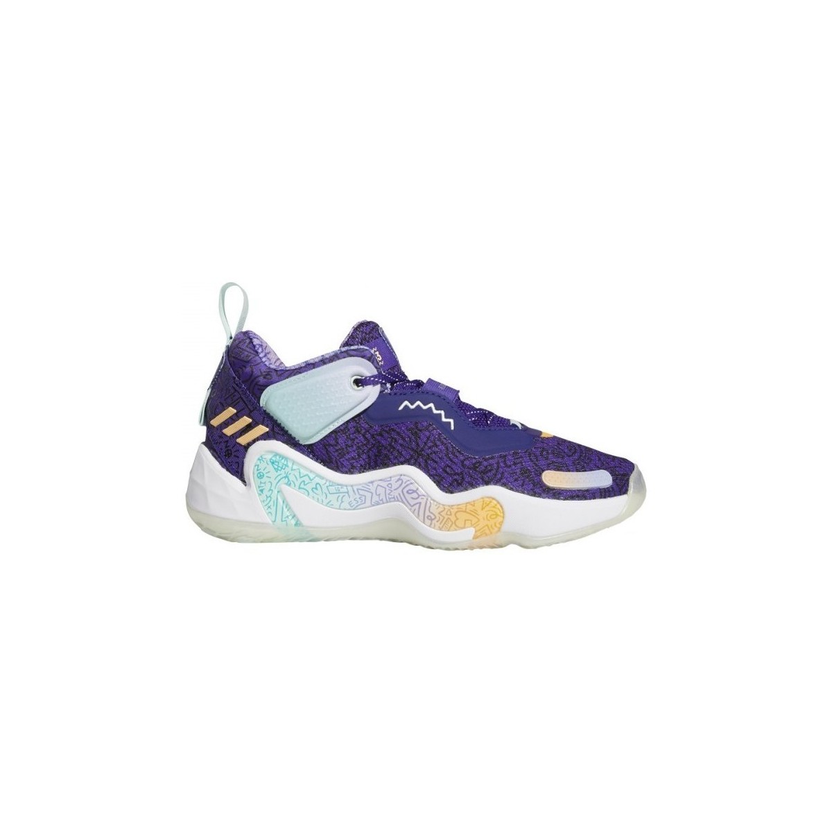 Schoenen Kinderen Basketbal adidas Originals D.O.N. Issue 3 J Blauw