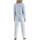 Textiel Dames Pyjama's / nachthemden Admas Pyjama broek top lange mouwen Comfort Home Blauw