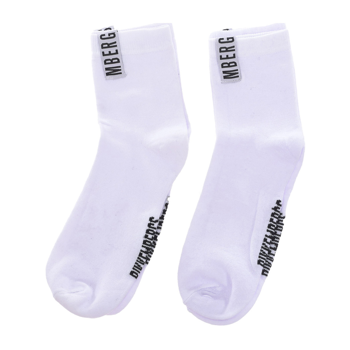 Ondergoed Heren High socks Bikkembergs BK055-WHITE Wit