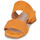Schoenen Dames Leren slippers Fericelli New 2 Geel