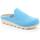 Schoenen Dames Leren slippers Grunland DSG-CI2777 Blauw
