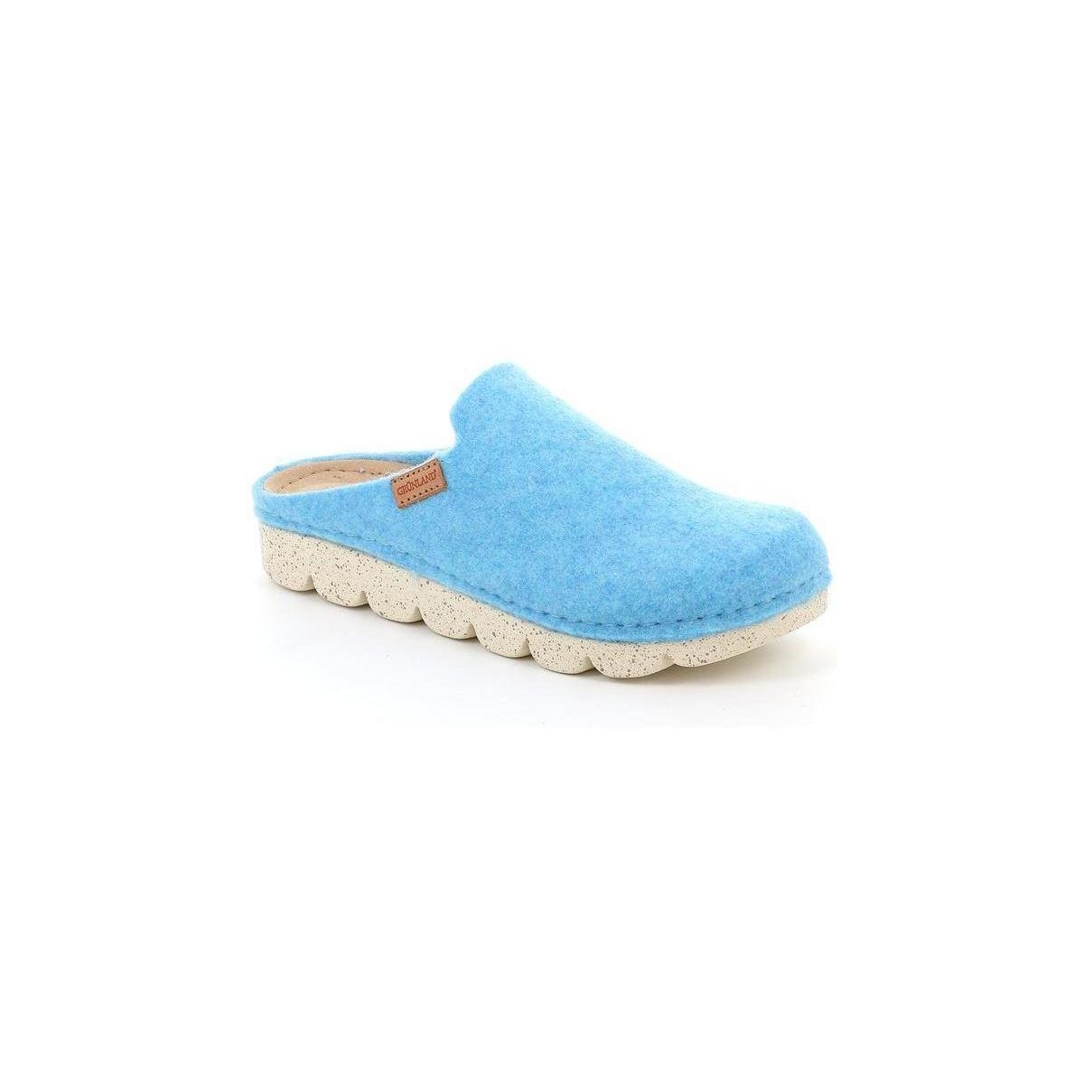 Schoenen Dames Leren slippers Grunland DSG-CI2777 Blauw