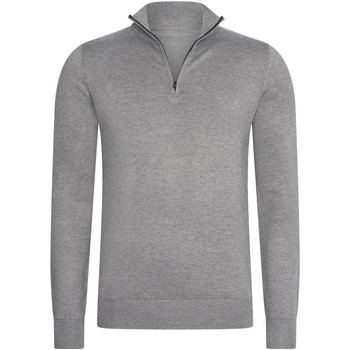 Textiel Heren Sweaters / Sweatshirts Mario Russo Half Zip Trui Grijs Grijs
