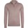 Textiel Heren Sweaters / Sweatshirts Mario Russo Half Zip Trui Deep Taupe Beige