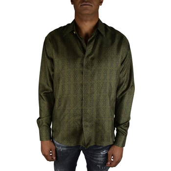 Textiel Heren Overhemden lange mouwen Roberto Cavalli  Kaki