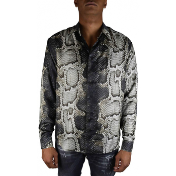Textiel Heren Overhemden lange mouwen Roberto Cavalli  Grijs