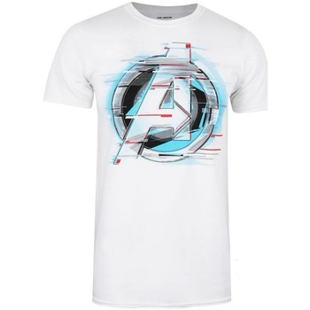 Textiel Heren T-shirts met lange mouwen Avengers Endgame  Wit