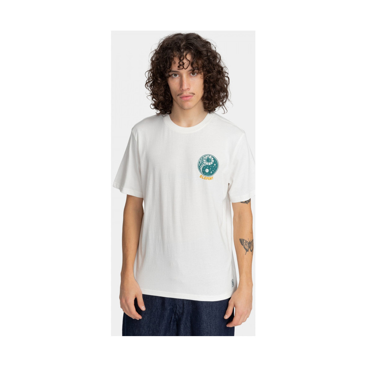 Textiel Heren T-shirts & Polo’s Element Balance Wit