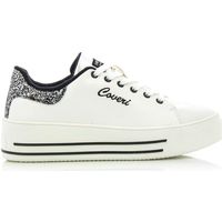 Schoenen Dames Sneakers Enrico Coveri GIRL STAR GLITTER CHRISTAL Wit