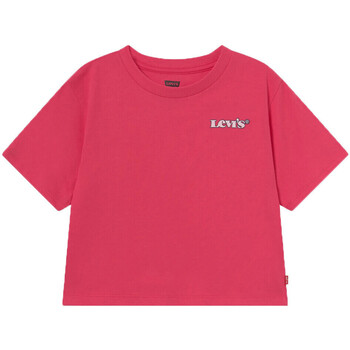 Textiel Meisjes T-shirts korte mouwen Levi's  Roze