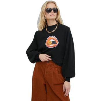 Textiel Dames Sweaters / Sweatshirts Wrangler Sweatshirt femme  Crew Zwart