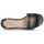 Schoenen Dames Leren slippers Lauren Ralph Lauren ROXANNE-SANDALS-FLAT SANDAL Zwart