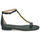 Schoenen Dames Sandalen / Open schoenen Lauren Ralph Lauren ELISE-SANDALS-FLAT SANDAL Zwart
