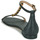 Schoenen Dames Sandalen / Open schoenen Lauren Ralph Lauren ELISE-SANDALS-FLAT SANDAL Zwart