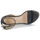 Schoenen Dames Sandalen / Open schoenen Lauren Ralph Lauren HILARIE-ESPADRILLES-WEDGE Zwart