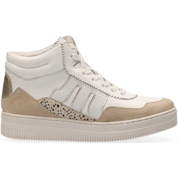 Schoenen Dames Lage sneakers Maruti Mick Leather 66.1593.01-B6G  White/Gold/Pixel Wit - ecru