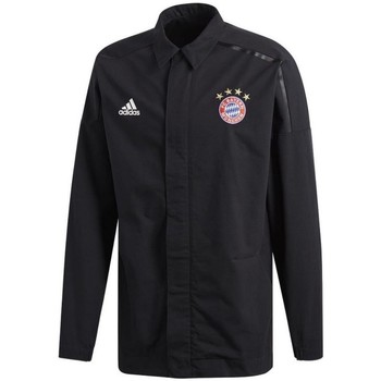 Textiel Heren Trainings jassen adidas Originals FC Bayern Munich 17/18 ZNE Jacket Zwart