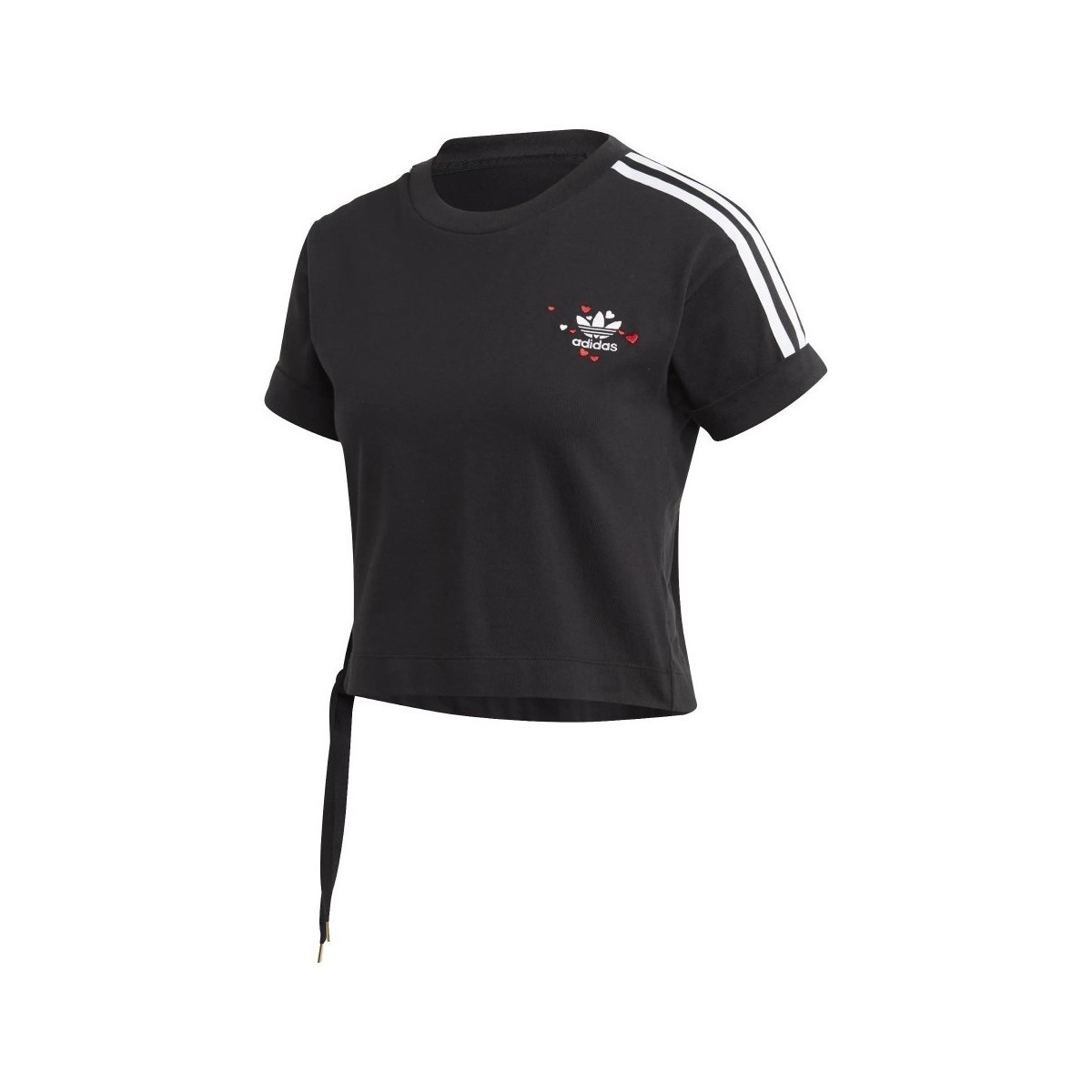 Textiel Dames T-shirts & Polo’s adidas Originals SS T-Shirt Zwart
