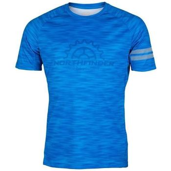 Textiel Heren T-shirts & Polo’s Northfinder Derinky TR-3536MB, Blauw Other