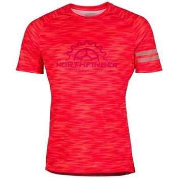Textiel Heren T-shirts & Polo’s Northfinder Derinky TR-3536MB, Rood Other