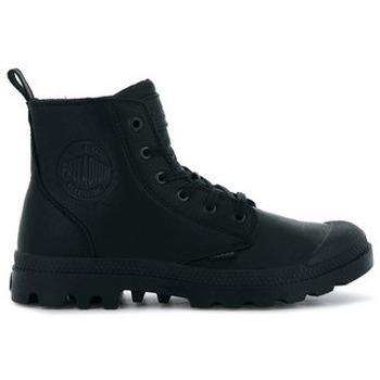 Palladium - Pampa Zip Leather Ess - Black leather shoes-36