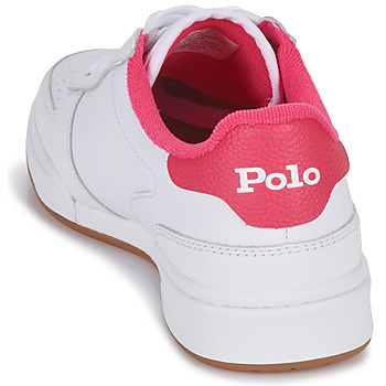 Polo Ralph Lauren POLO CRT PP-SNEAKERS-LOW TOP LACE Wit / Roze