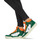 Schoenen Hoge sneakers Polo Ralph Lauren POLO CRT HGH-SNEAKERS-HIGH TOP LACE Groen / Wit / Oranje
