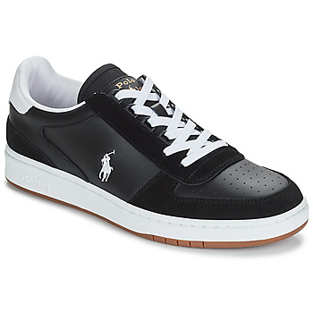 Schoenen Lage sneakers Polo Ralph Lauren POLO CRT PP-SNEAKERS-ATHLETIC SHOE Zwart / Wit