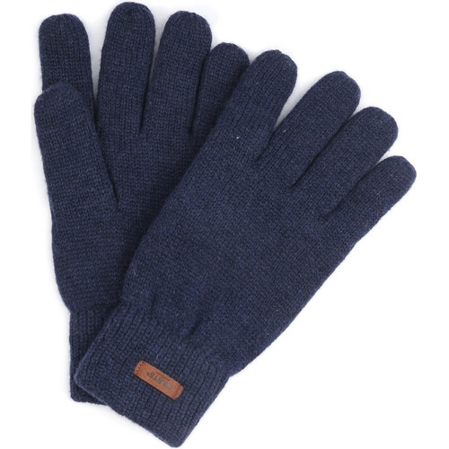 Accessoires Heren Handschoenen Barts Handschoenen Haakon Lamswol Navy Blauw