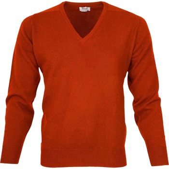 Textiel Heren Sweaters / Sweatshirts William Lockie V Lamswol Oranje