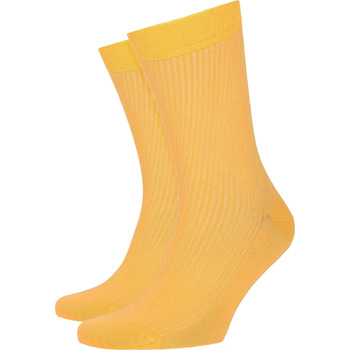 Accessoires Heren Sokken Colorful Standard Sokken Burned Yellow Geel