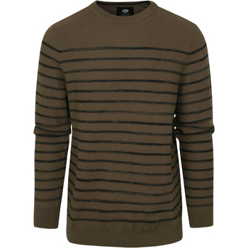 Textiel Heren Sweaters / Sweatshirts Petrol Industries Trui Streep Donkergroen Groen