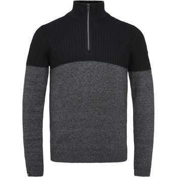 Textiel Heren Sweaters / Sweatshirts Vanguard Trui Half Zip Zwart Grijs Zwart