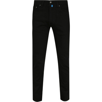 Textiel Heren Broeken / Pantalons Pierre Cardin Broek Lyon Tapered Future Flex Zwart Zwart