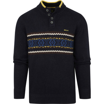 Textiel Heren Sweaters / Sweatshirts New Zealand Auckland NZA Trui Fraser Blauw Blauw