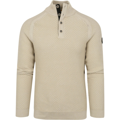 Textiel Heren Sweaters / Sweatshirts No Excess Half Zip Trui Beige Beige