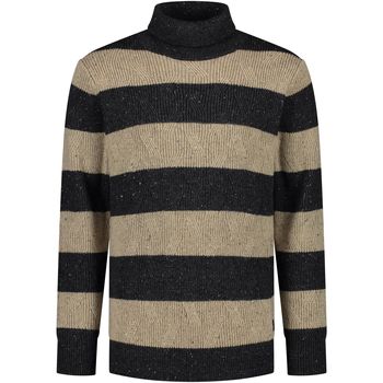 Textiel Heren Sweaters / Sweatshirts Dstrezzed Coltrui Wol Mix Streep Antraciet Multicolor