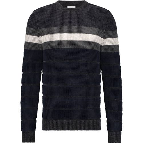 Textiel Heren Sweaters / Sweatshirts State Of Art Trui Streep Navy Blauw