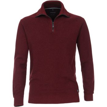 Textiel Heren Sweaters / Sweatshirts Casa Moda Halfzip Trui Bordeaux Bordeau