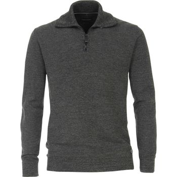 Textiel Heren Sweaters / Sweatshirts Casa Moda Halfzip Trui Donkergroen Groen