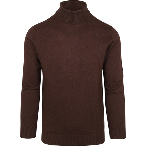 Textiel Heren Sweaters / Sweatshirts Suitable Cox Coltrui Bruin Bruin