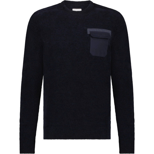 Textiel Heren Sweaters / Sweatshirts State Of Art Trui Borstzak Navy Blauw