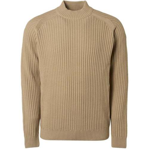 Textiel Heren Sweaters / Sweatshirts No Excess Trui Turtle Gebreid Beige Beige
