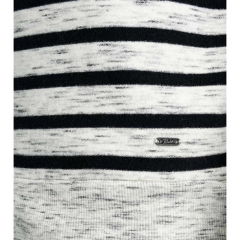 Petrol Industries Sweater Streep Off-White Melange Multicolour