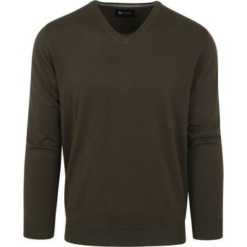 Textiel Heren Sweaters / Sweatshirts Suitable Pullover Vini V-Hals Mid Groen Groen