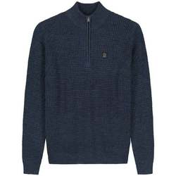 Textiel Heren Sweaters / Sweatshirts Dstrezzed Half Zip Trui Donkerblauw Blauw