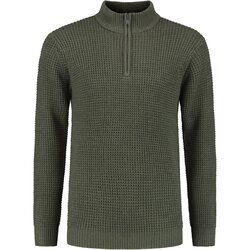 Textiel Heren Sweaters / Sweatshirts Dstrezzed Half Zip Trui Army Groen Groen