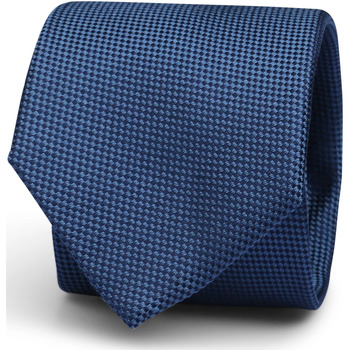 Textiel Heren Stropdassen en accessoires Suitable Zijde Stropdas Denim Blauw Blauw