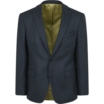 Textiel Heren Jasjes / Blazers Suitable Prestige Colbert Casanova Wol Blauw Blauw