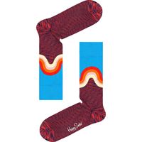 Ondergoed Heren Socks Happy Socks Sokken Wave Blauw Multicolor